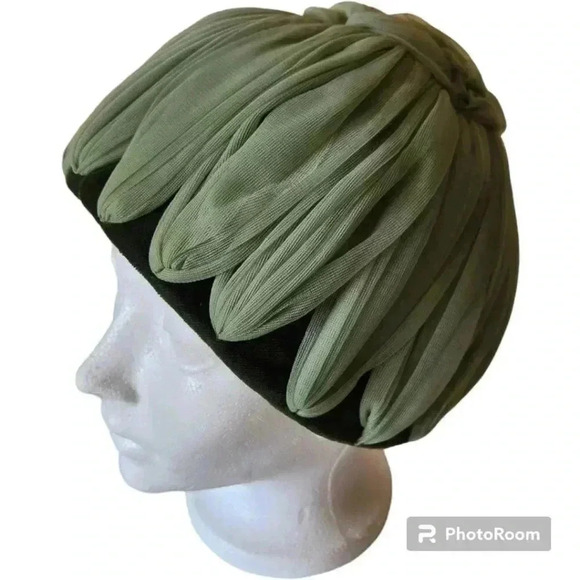Vintage 50s 60s Net & Velvet Ladies Formal Hat - Picture 4 of 10